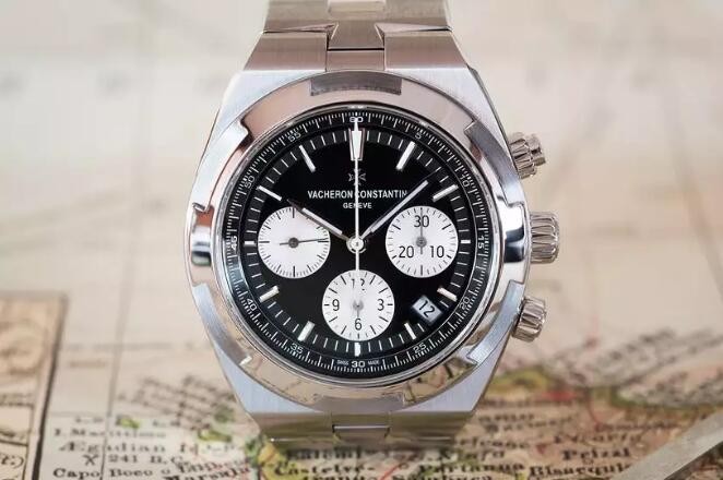 vacheron constantin江诗丹顿overseas纵横四海计时码表5500v黑色表盘