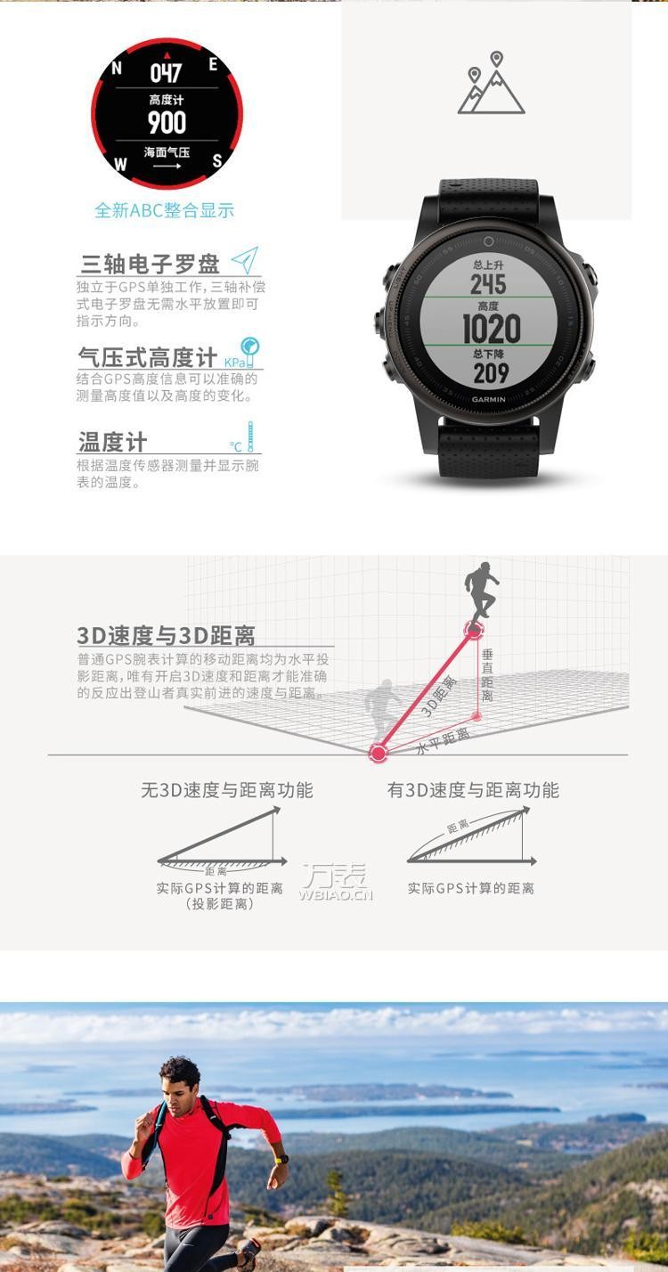 佳明fenix5s 中文蓝宝石中性商品详情