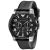 阿玛尼AR5839手表 原装正品酷黑橡胶六针计时码表