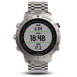 新品！佳明Garmin-fenix chronos系列 fenix chronos 精钢链表带款 多功能GPS户外手表