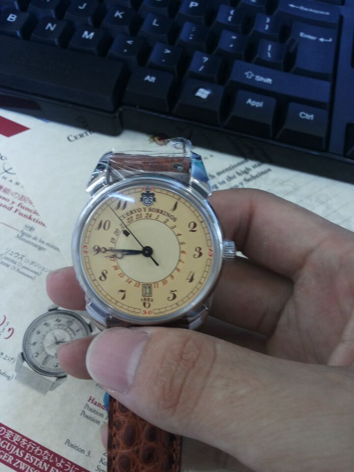 库尔沃3196.1C手表【表友晒单作业】果然是瑞士...