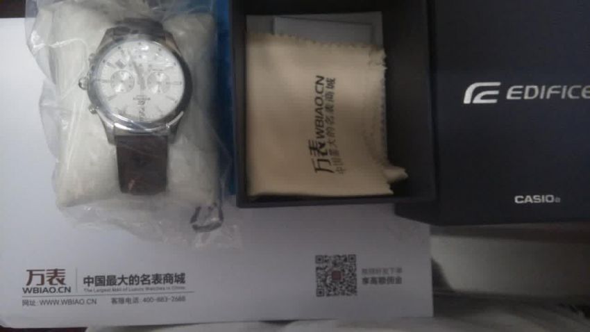 卡西欧EFR-517L-7AVPR手表【表友晒单作业】人生第一块...