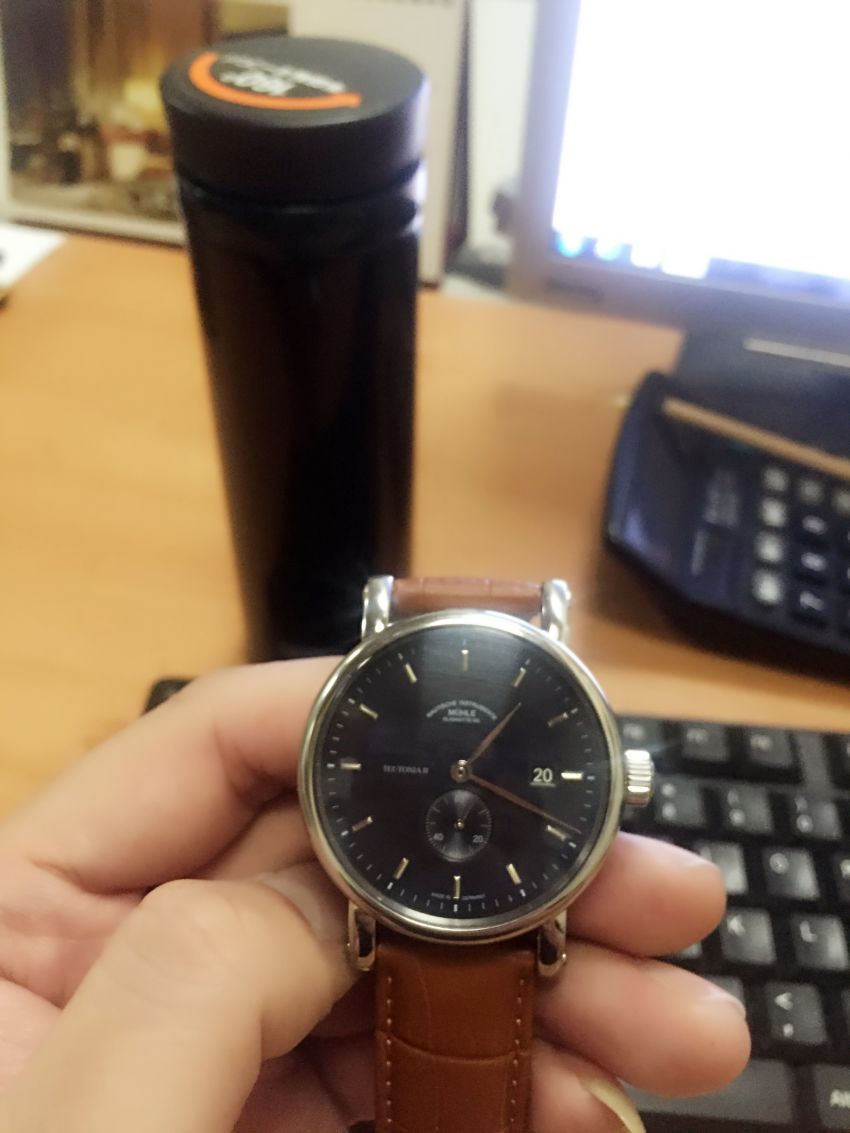 格拉苏蒂·莫勒M1-33-42-LB手表【表友晒单作业】手表非常漂...