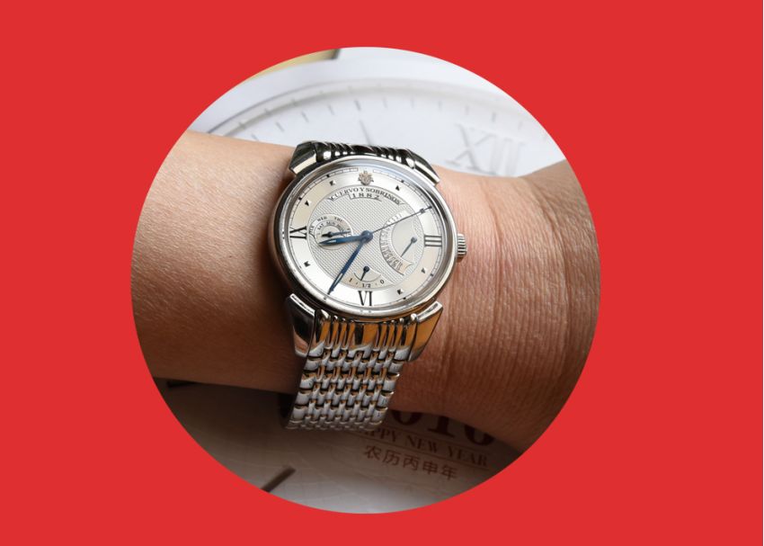 库尔沃3194.1A(蓝色表带)手表【表友晒单作业】在万表网购...