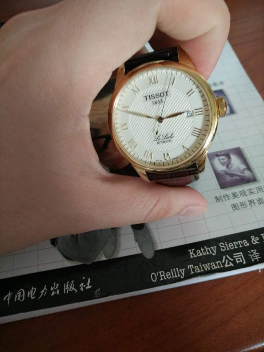 天梭T41.5.413.73手表【表友晒单作业】还没有去售...
