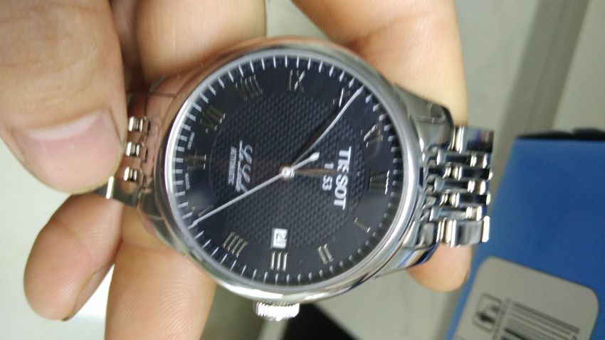 天梭T41.1.483.53手表【表友晒单作业】是正品,很...