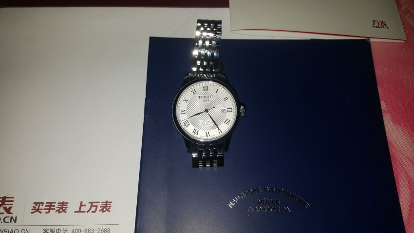 天梭T41.1.483.33手表【表友晒单作业】手表很漂亮...