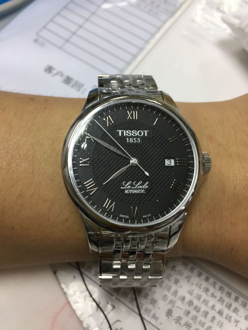 天梭T41.1.483.53手表【表友晒单作业】物流快!昨...
