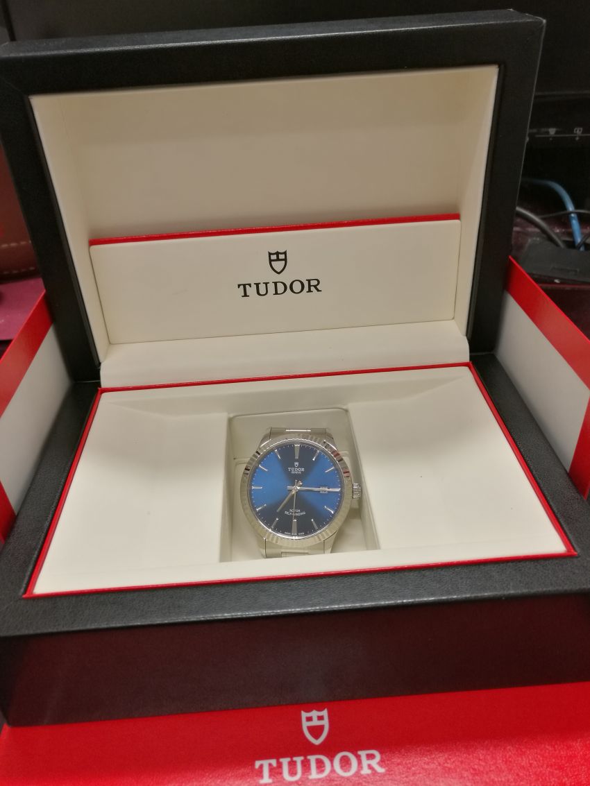 帝舵12710-65070蓝盘钢带手表【表友晒单作业】犹豫了许久...