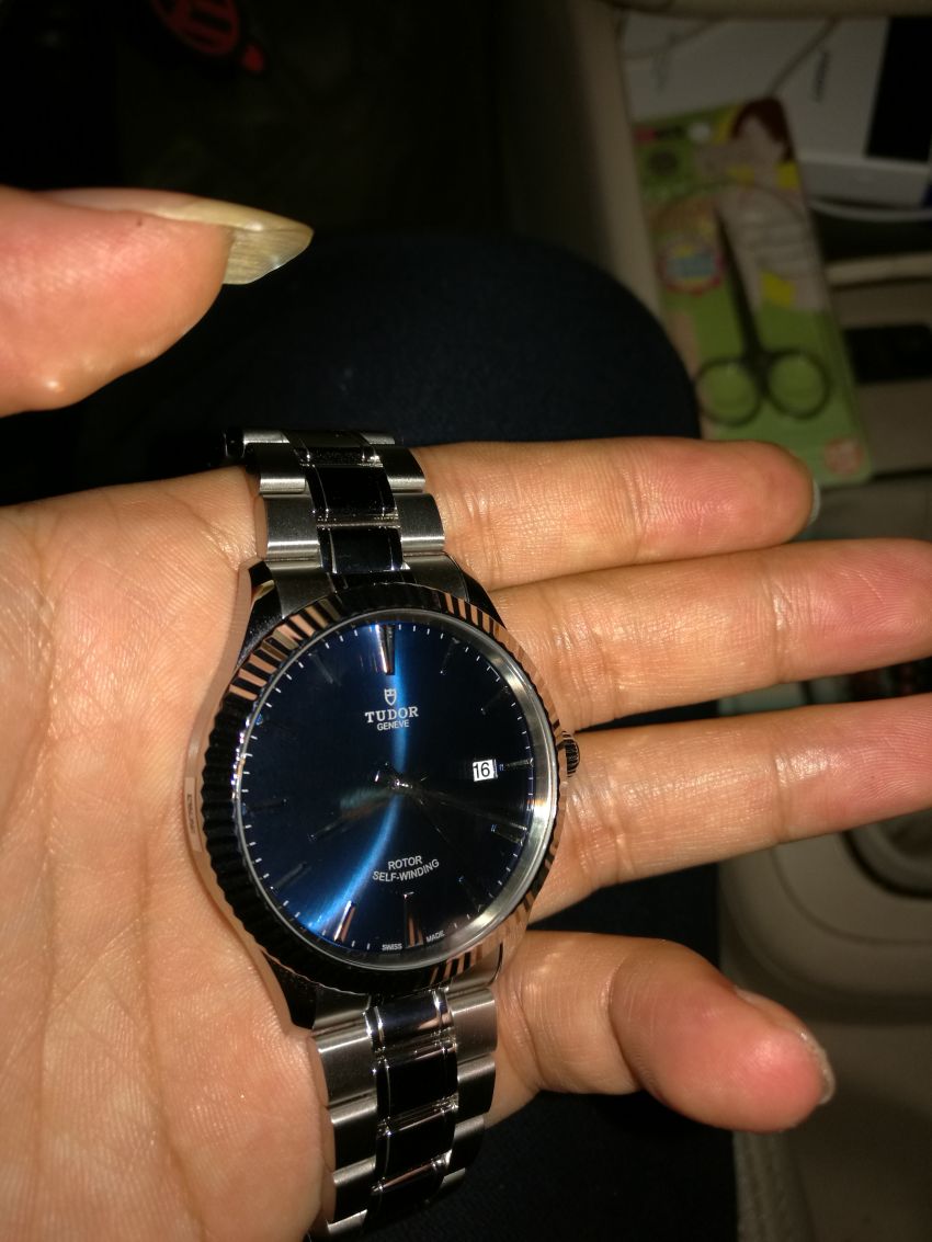 帝舵12710-65070蓝盘钢带手表【表友晒单作业】犹豫了许久...