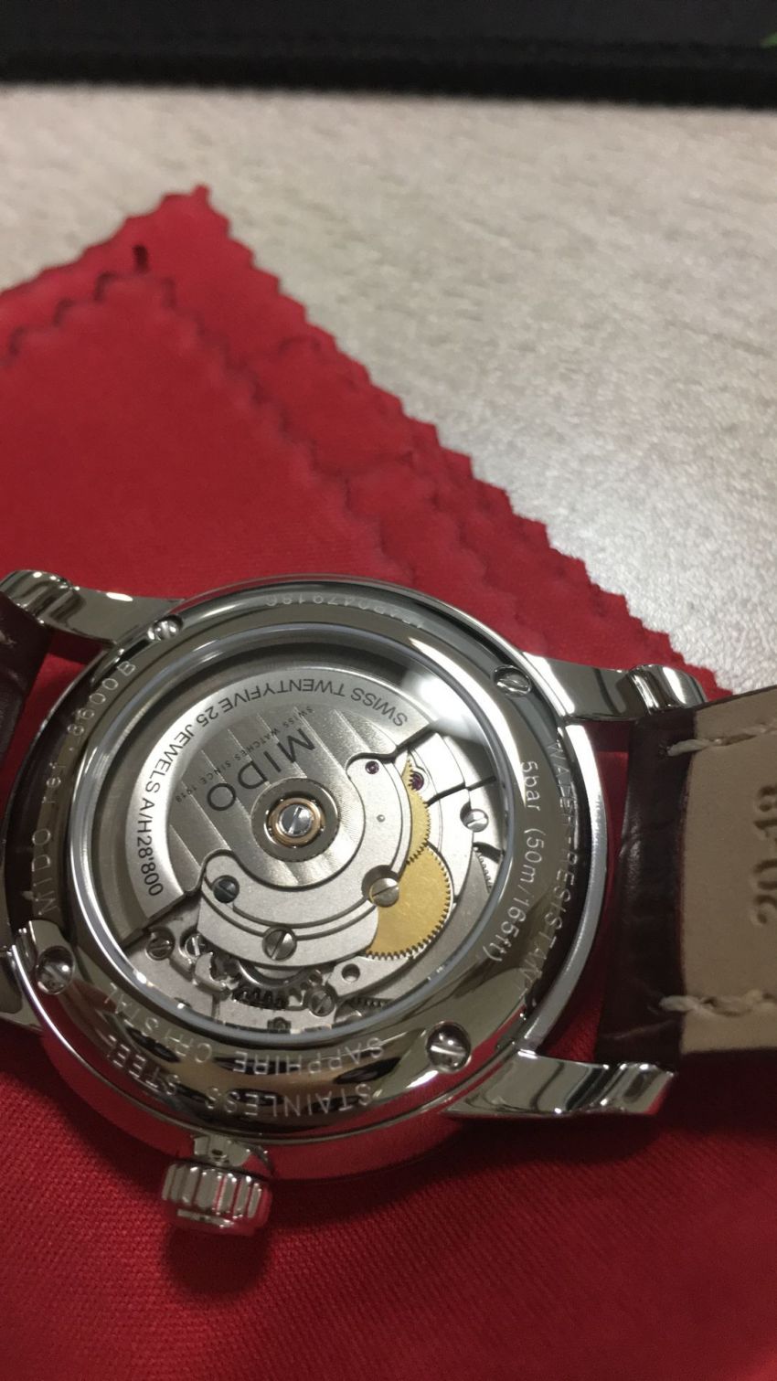 美度M8600.4.18.8手表【表友晒单作业】包装很用心...