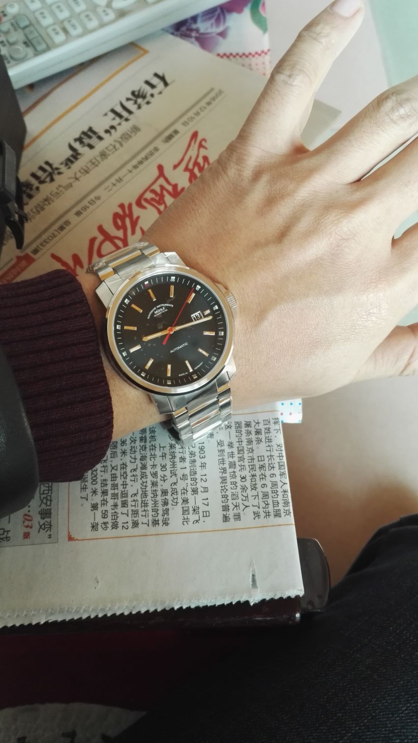 格拉苏蒂·莫勒M1-25-33-MB手表【表友晒单作业】有质感，又...