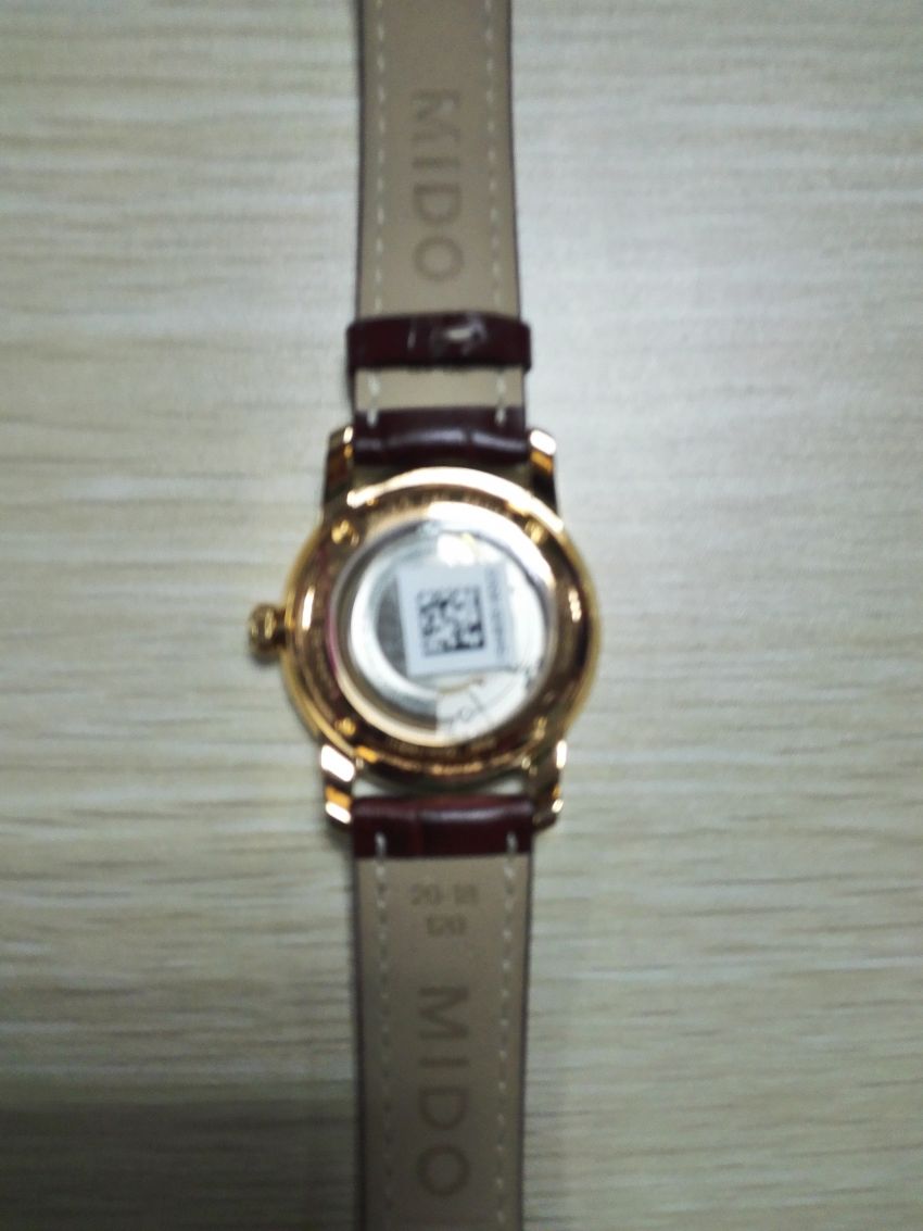 美度M8600.2.26.8手表「表友晒单作业」应该是正品...