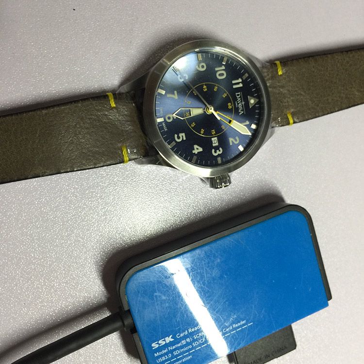 迪沃斯16156546手表【表友晒单作业】好看。蓝...