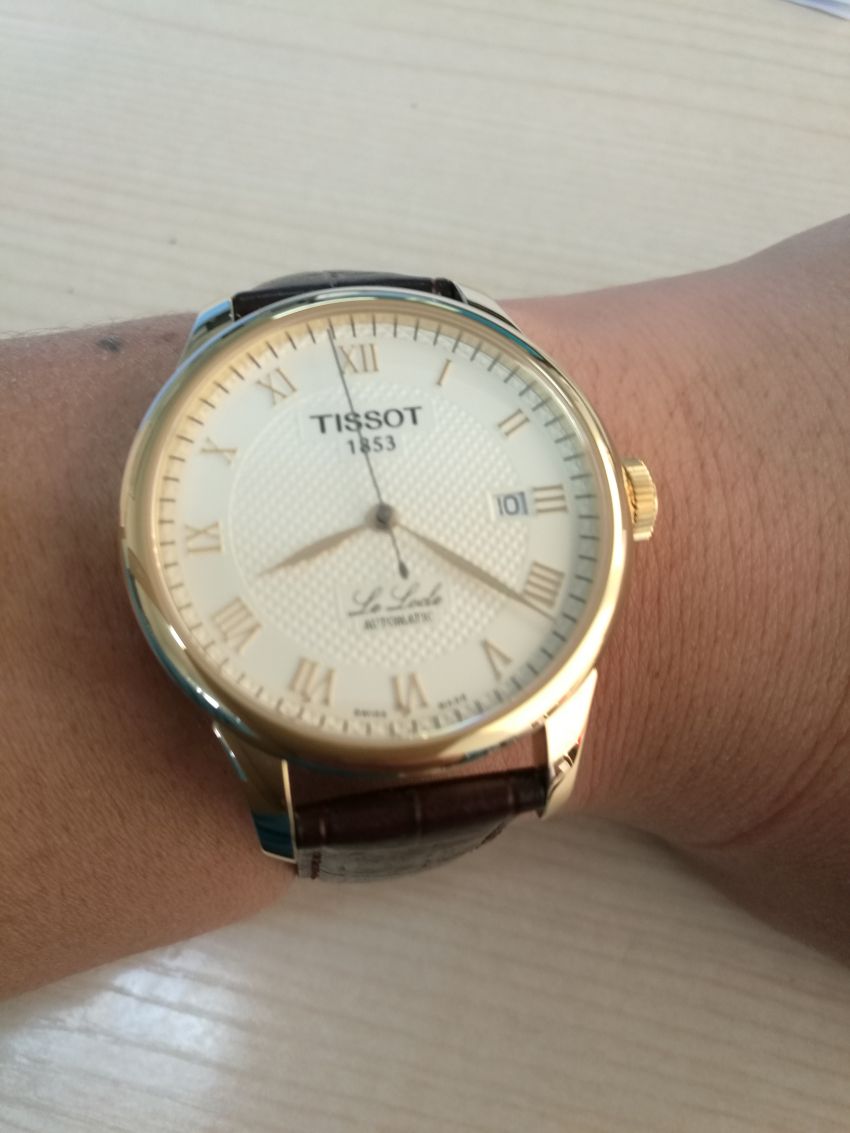 天梭T41.5.413.73手表【表友晒单作业】第一次在万...