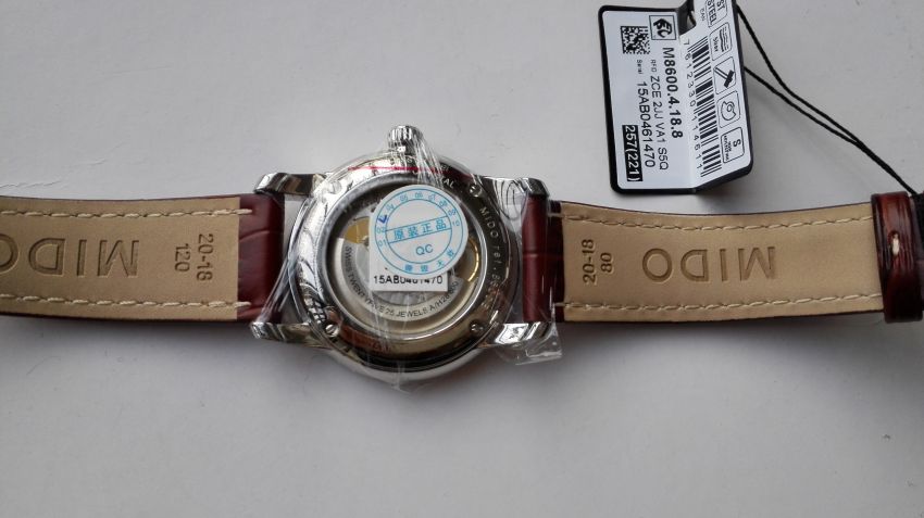 美度M8600.4.18.8手表「表友晒单作业」买的是美度...
