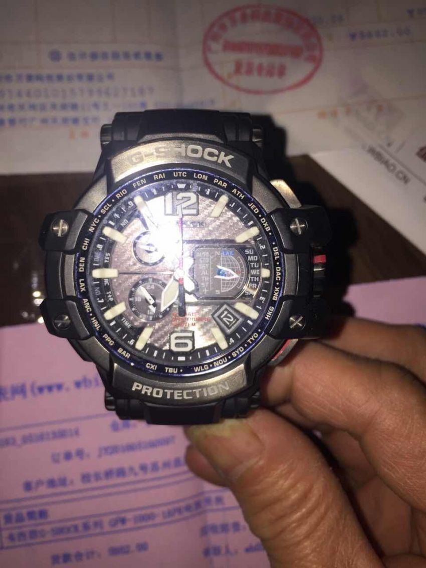 卡西欧GPW-1000-1APR手表【表友晒单作业】这就是万表...