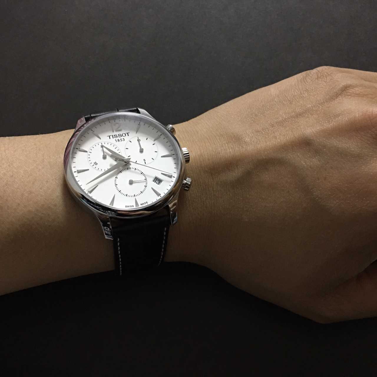天梭T063.617.16.037.00手表【表友晒单作业】手表的包装...