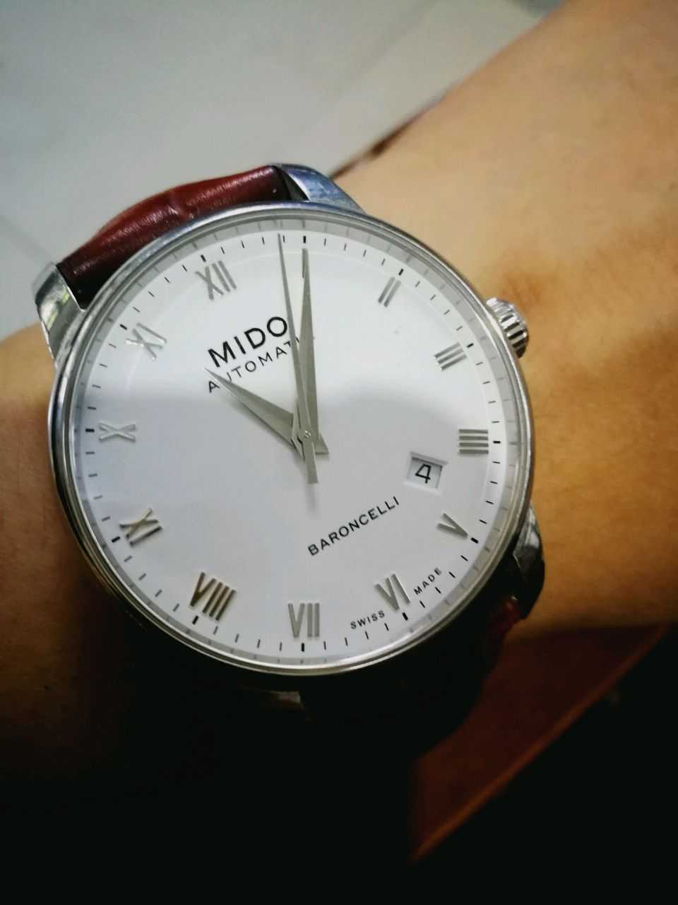 美度M8600.4.26.8手表【表友晒单作业】手表很漂亮...