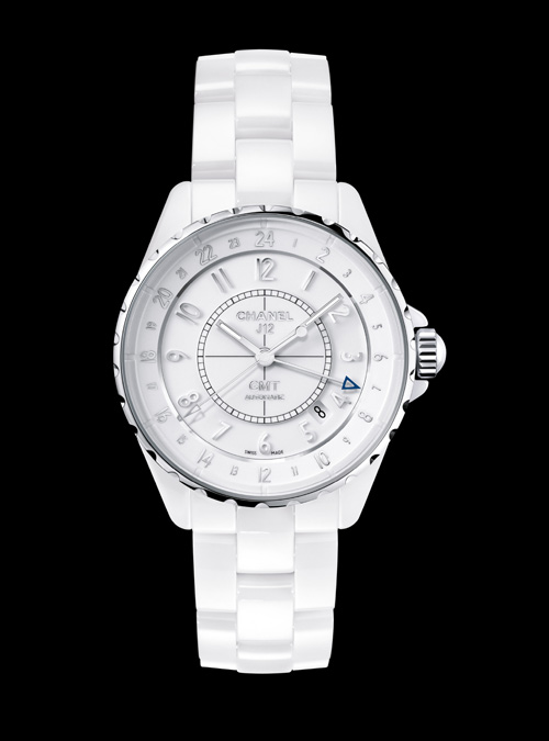 香奈儿 J12 GMT 白色陶瓷腕表－2012巴塞尔新品