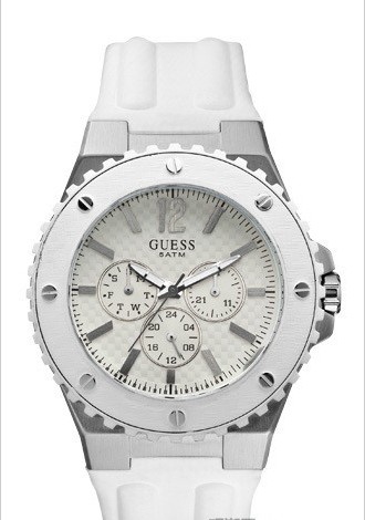 GUESS Watches 2012情人节白色超速系列，2012情人节手表