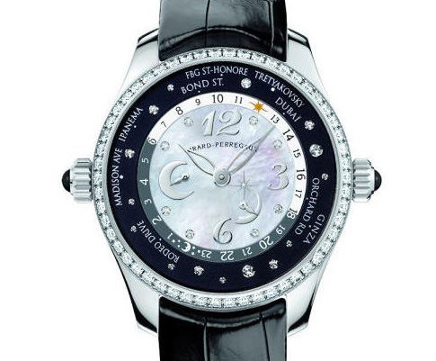 GP芝柏表ww.tc 24 Hour Shopping世界时区购物腕表