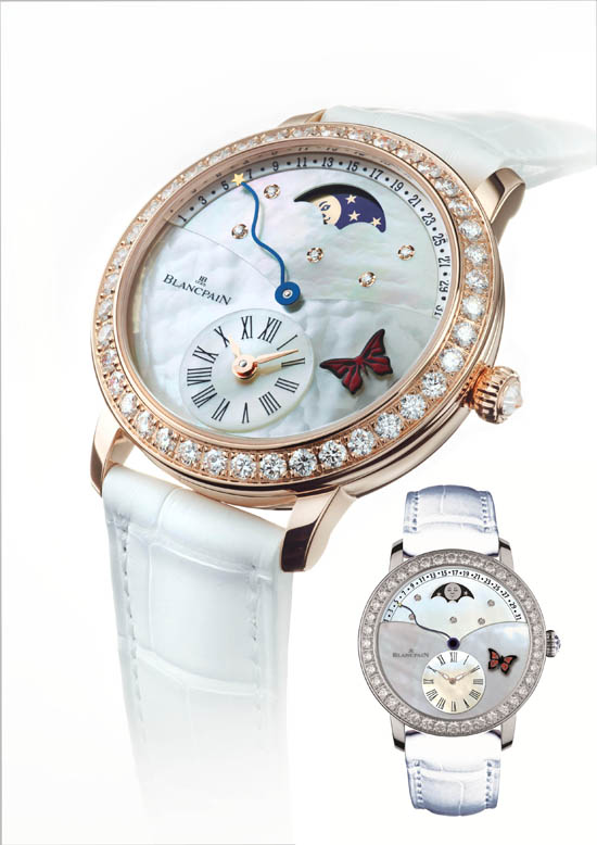 宝珀 Blancpain 月相女士腕表-宝珀新款手表