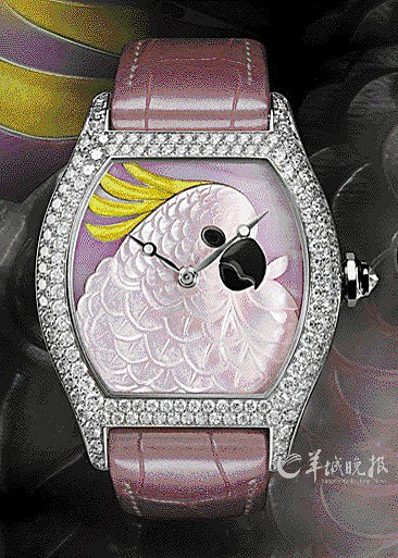 卡地亚 d’Art系列 鹦鹉装饰腕表