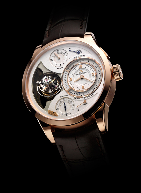 Jaeger-LeCoultre(积家)双翼立体双轴陀飞轮腕表侧面照