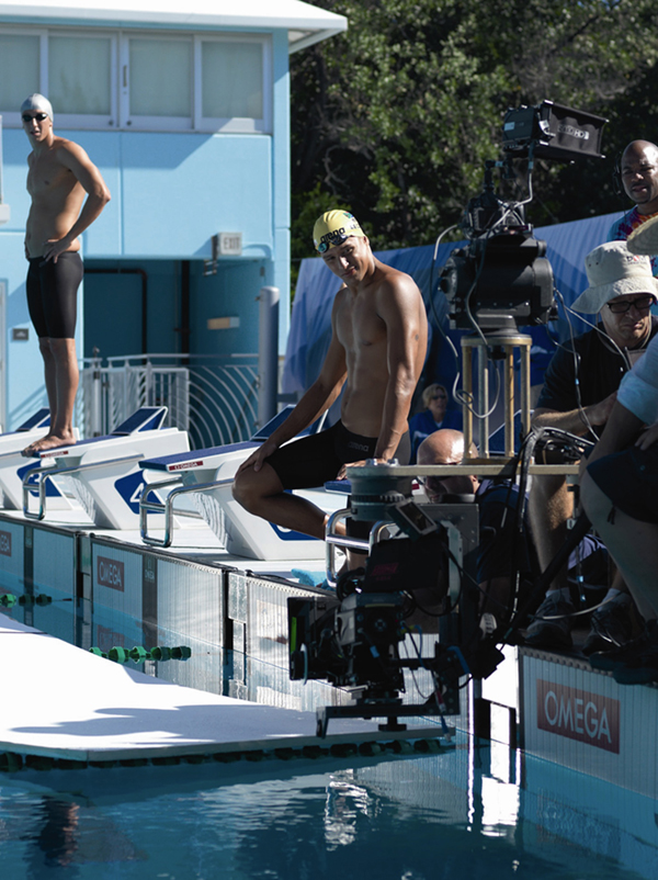 Omega（欧米茄）揭幕全新奥运主题电视宣传片 游泳海报