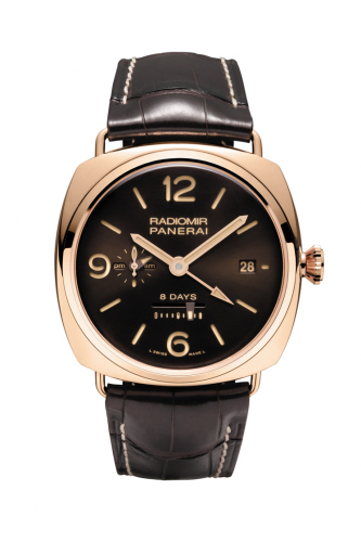 沛纳海推出古典的美感的全新红金腕表