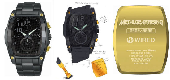 日本著名手表厂商WIRED将与KONAMI联合推出限定版手表