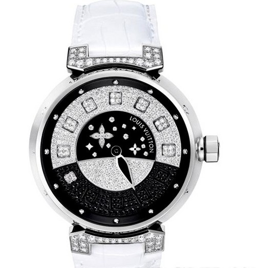 LV时光飞旋珠宝腕表，参考价格：500000