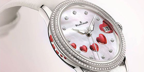 买一款情人节腕表吧 宝珀2013情人节专属超薄Saint Valentin腕表