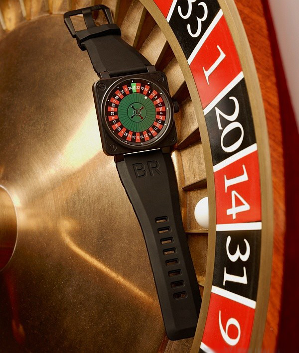 柏莱士推出全新限量微型赌场旋转轮盘腕表