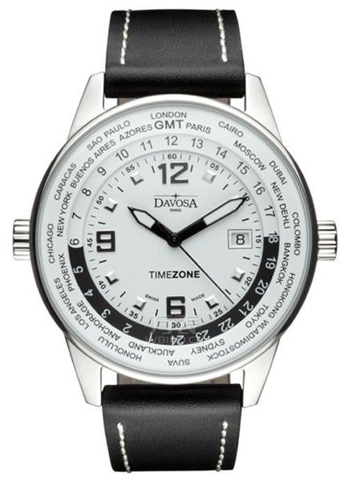 中等价位的世界时腕表之一：瑞士迪沃斯（DAVOSA）-VIREO DUAL TIME 系列 16246314 男士石英表