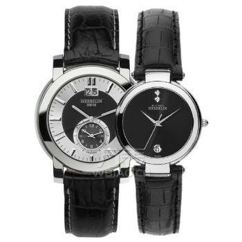 赫柏林-Classic系列 18480/14、14263/54 情侣石英表