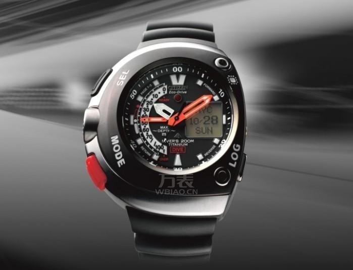 男士个性手表 西铁城手表-光动能男表系列JV0020-04E