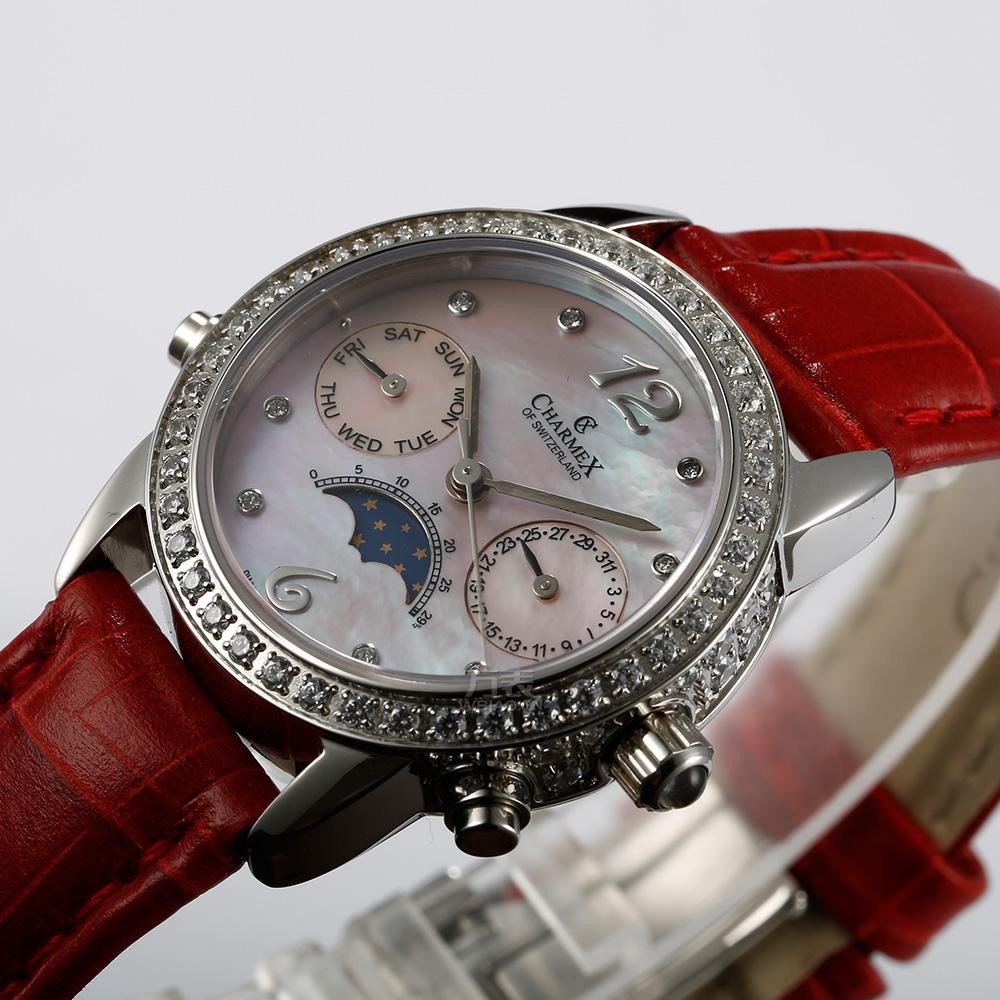 2014年情人节送女友红色手表--酒红温情版