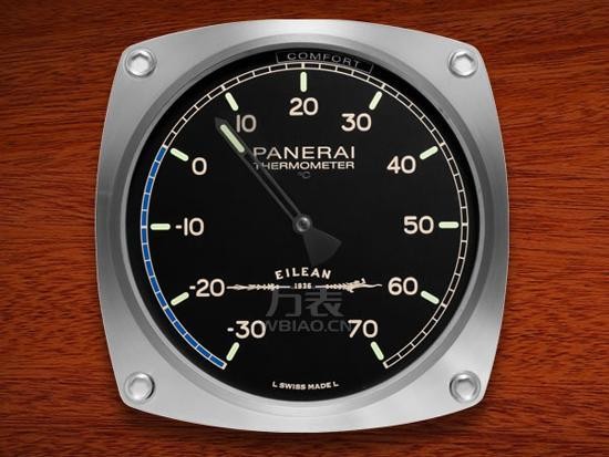 Eilean系列挂钟温度计，蓝色刻度代表零下温度