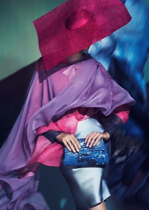 阿玛尼女装2014春夏系列广告大片