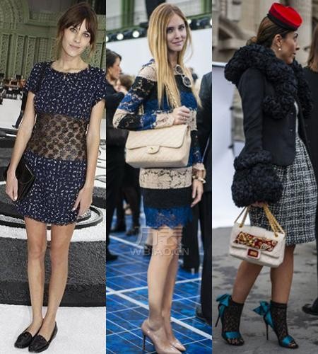 香奈儿链条包图片 时尚Chanel链条包演绎经典
