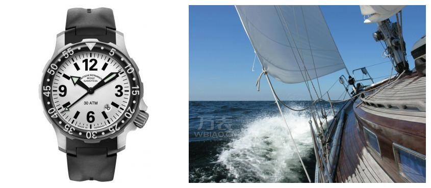 德国品牌:格拉苏蒂.莫勒Muehle·Glashuette Nautical Wristwatches 航海系列 M1-28-45-KB 潜水机械男表