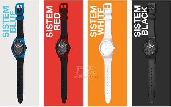 swatch手表广告，全新斯沃琪Swatch SISTEM 51手表
