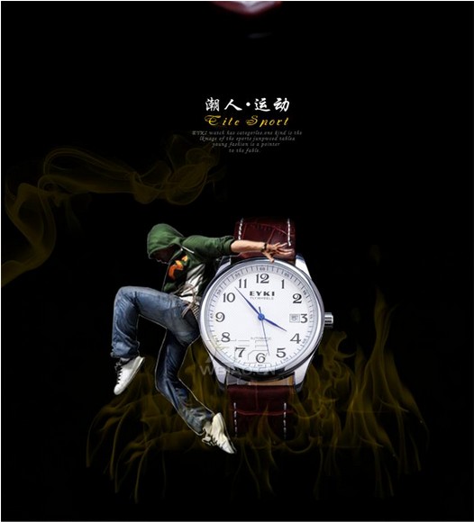 时尚火花——艾奇男士手表，男士的腕上流行标杆