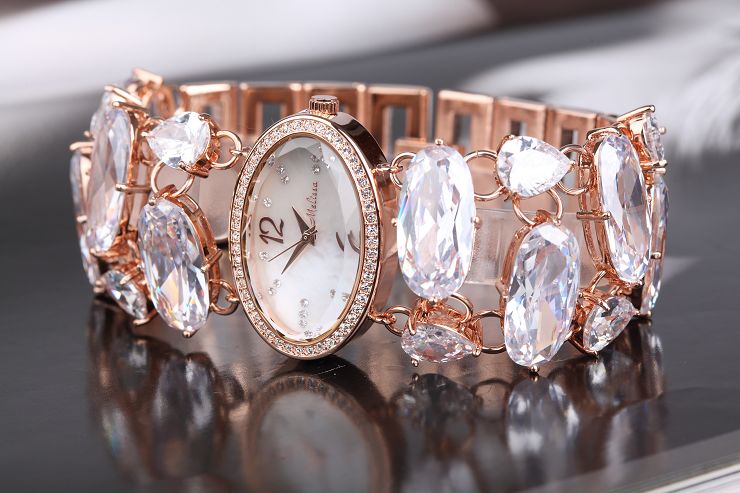 「玛丽莎」melissa手表晶莹钻石透出迷人绚烂