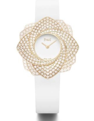 伯爵Limelight Blooming Rose钻表