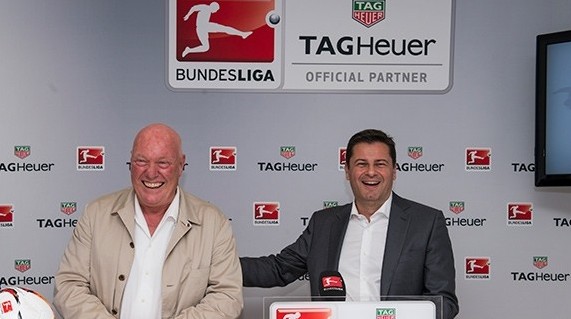 泰格豪雅正式成德国足球甲级联赛官方计时器