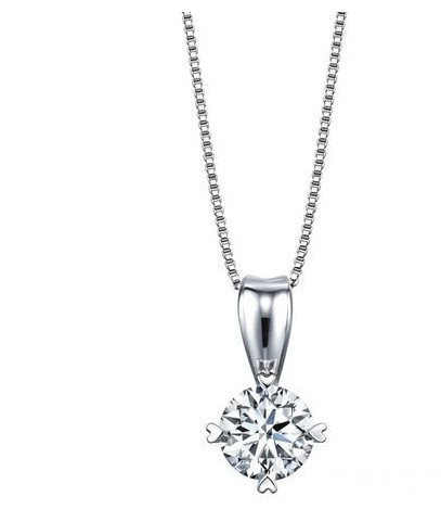 周生生 Infini Love Diamond「全爱钻」婚嫁系列Pt900铂金钻石吊坠以八心八箭之独特光芒向世间证明-你,是自己的女王!