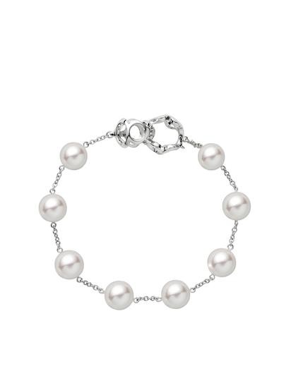 MIKIMOTO 2015秋冬Double Eight(88)系列 18K白金日本Akoya珍珠手链